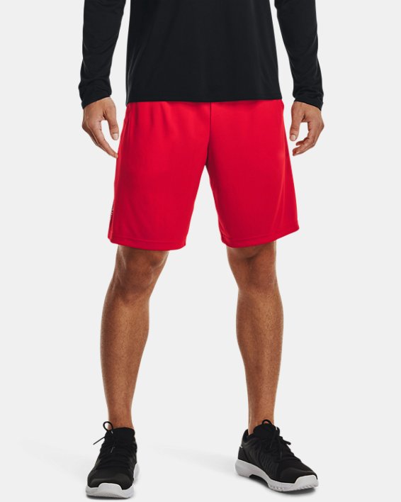 Men's UA Tech™ Wordmark Shorts, Red, pdpMainDesktop image number 0